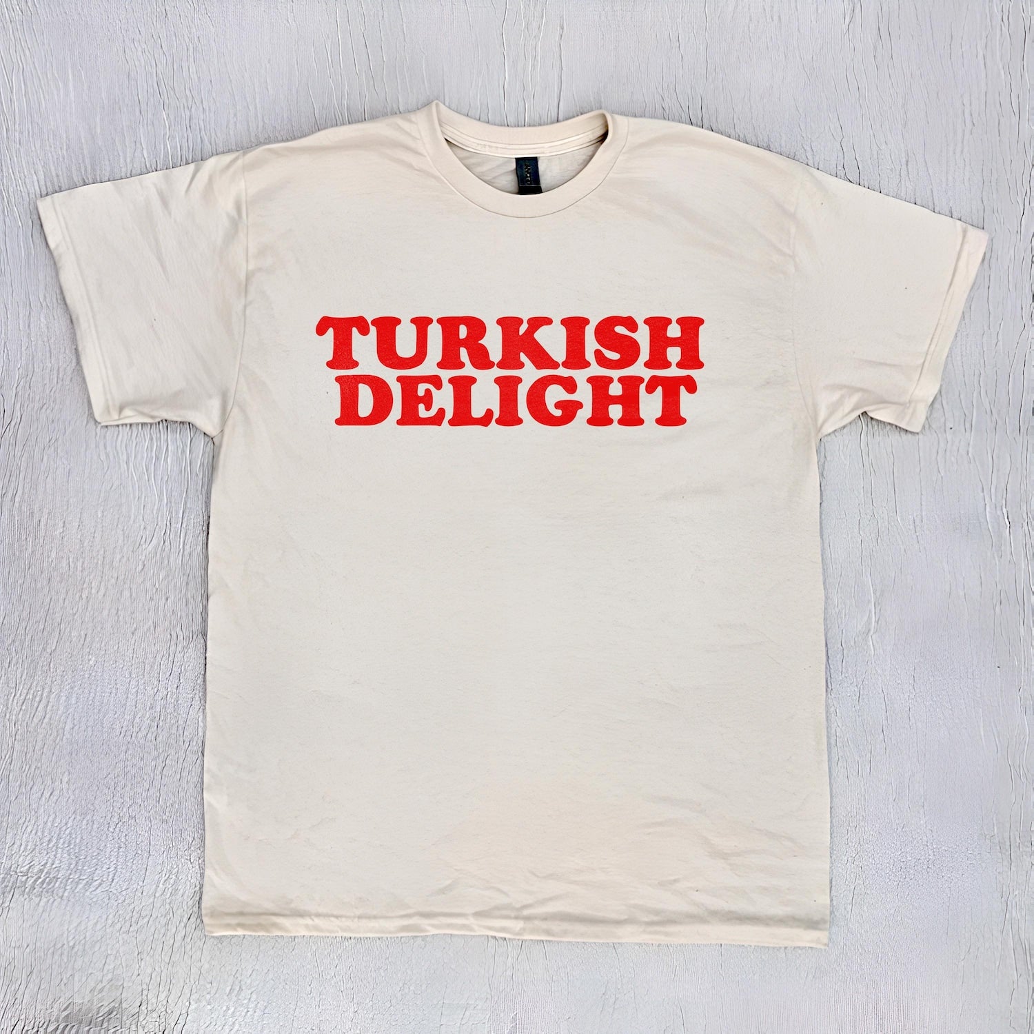 Turkish Delight Graphic Tee - Retro Aesthetic Shirt Y2K Seductive Funny Top Pop Culture Gift for Her Cute Trendy Women Style T-Shirt