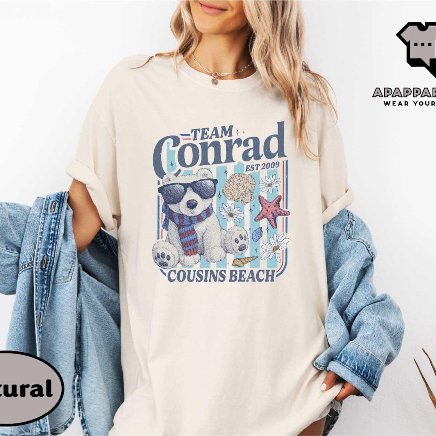 Team Conrad Junior Mint Bear Shirt, Summer I Turned Pretty Tee, TSITP Cousins Beach Fan Graphic T-Shirt, Summer Romance Book Fan Sweatshirt