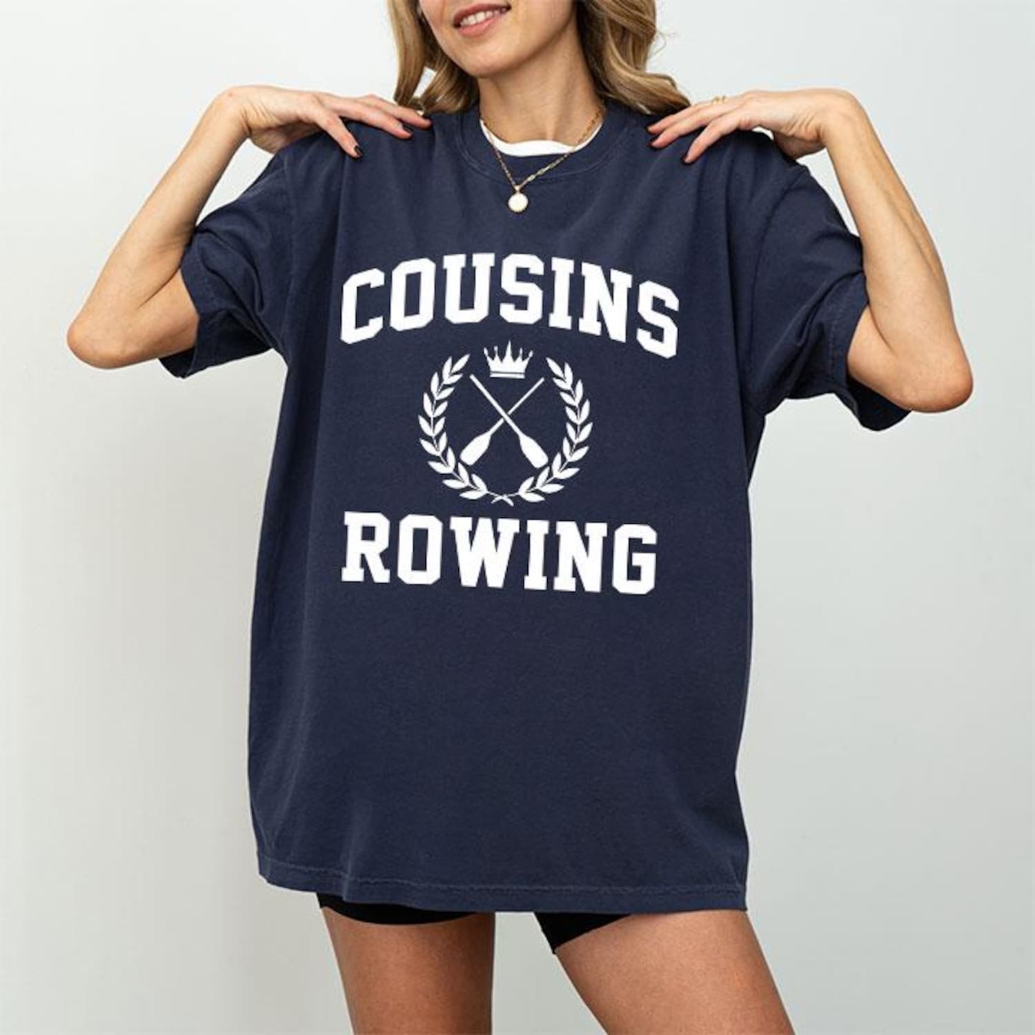 Cousins Rowing Shirt, The Summer I Turned Pretty Custom Gift For Fans, Vintage Hoodie Long Sleeve Funny Graphic Tee Personalized Gift
