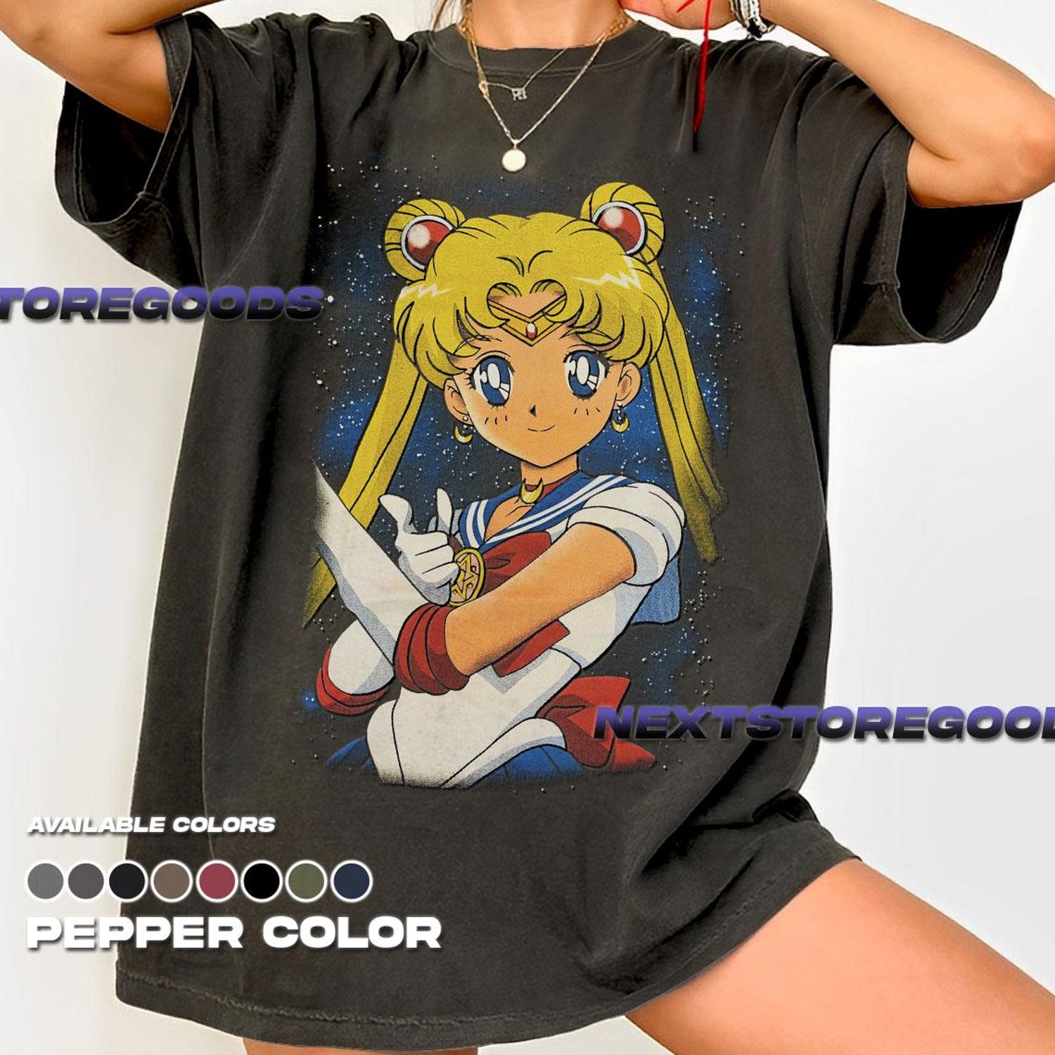 Sailor Moon T-Shirt: Retro 90s Anime Manga Tee
