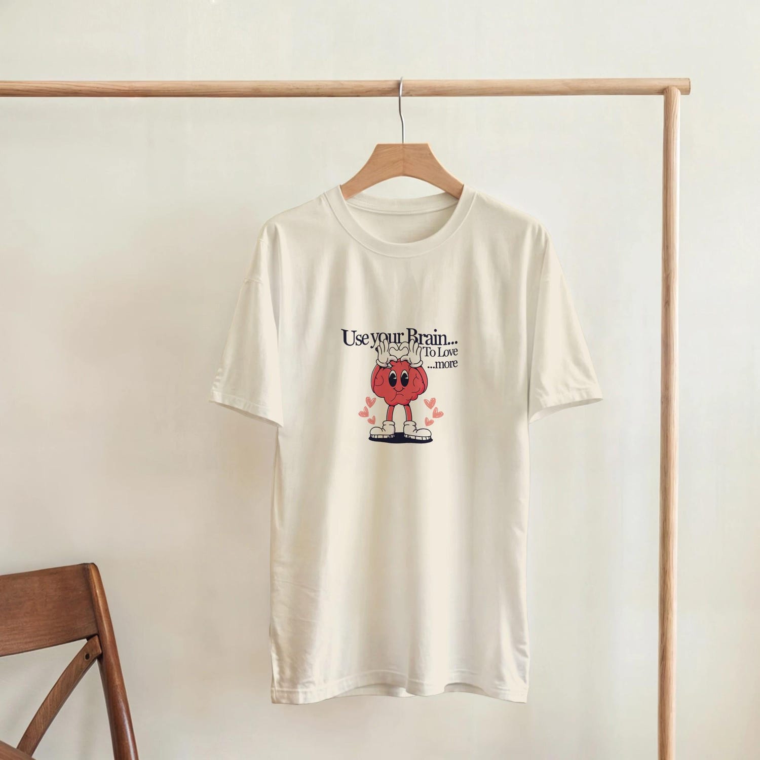 Use Your Brain To Love More | Unisex Graphic T-Shirt | GildanÂ® 5000