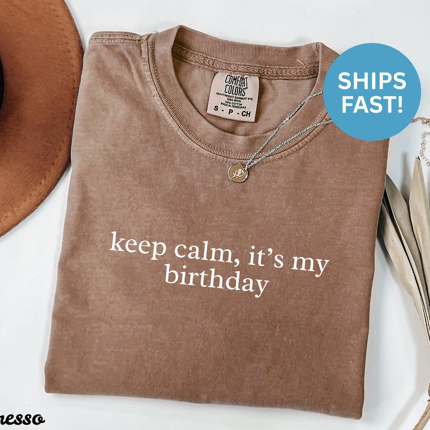 Comfort Colors® Keep Calm It's My Birthday Shirt, Funny Birthday Gift T-Shirt, Birthday Celebration Tee, Birthday Party Wear, Special Day