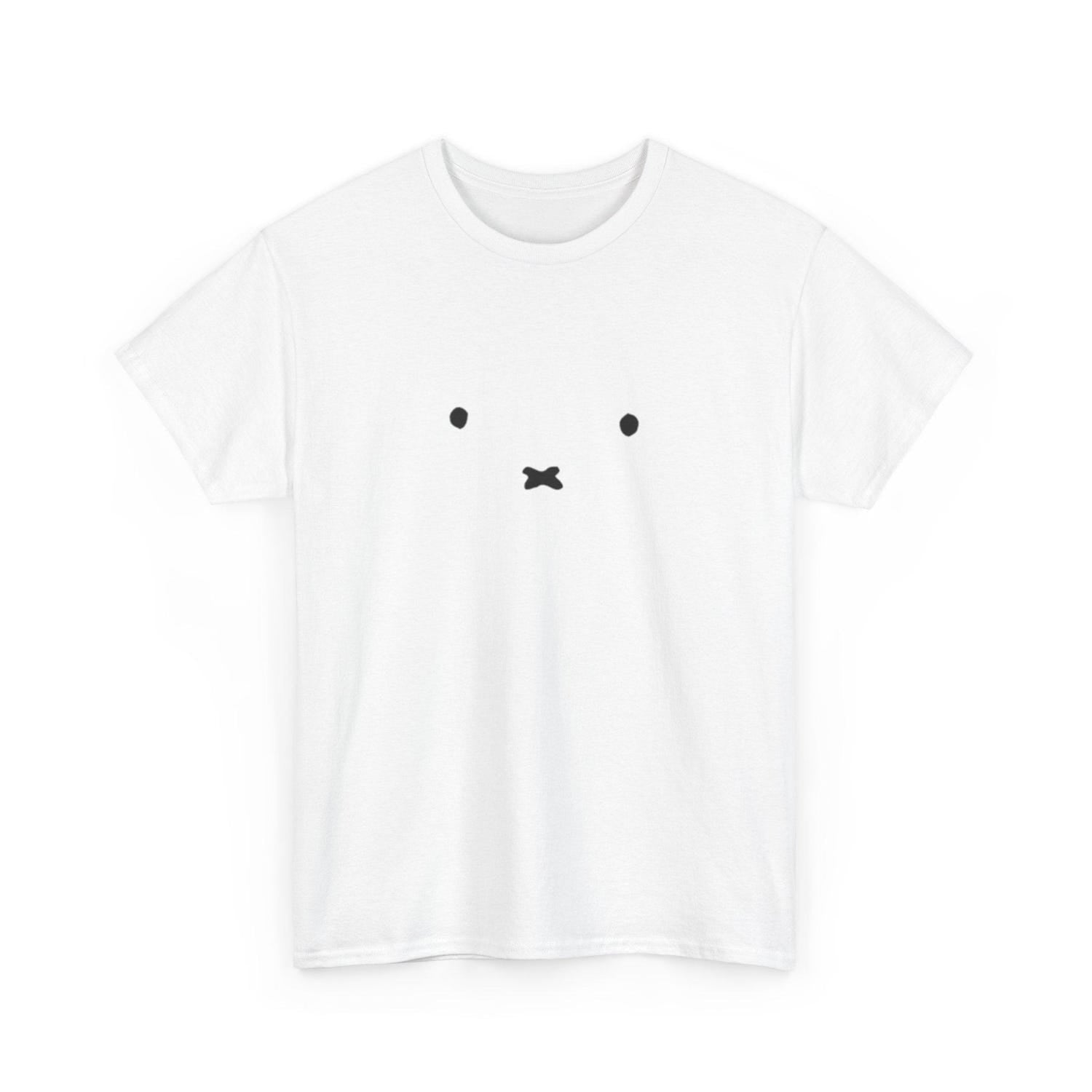 Aesthetic Cute Miffy Bunny Face Cotton Graphic Tee