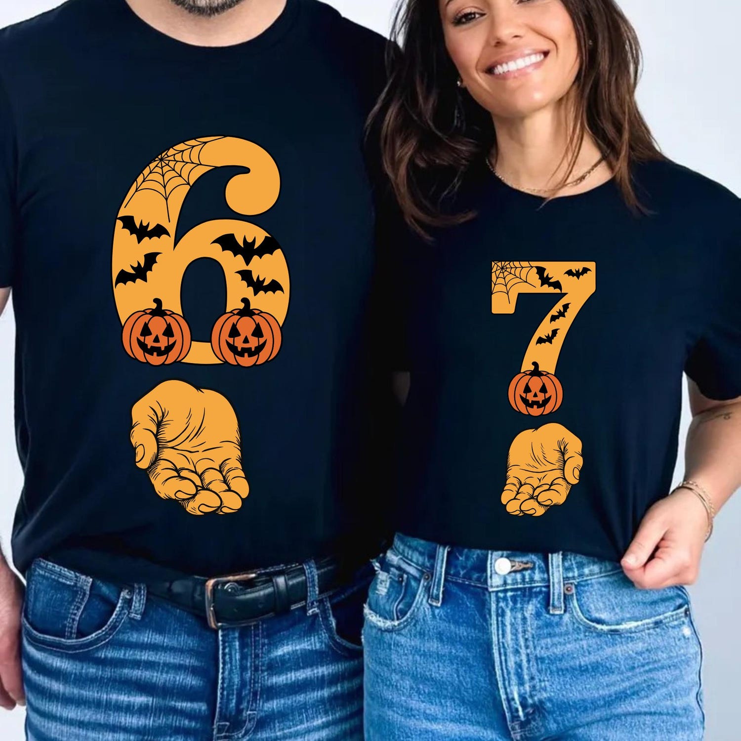 6 7 funny Halloween Costume Teacher Halloween T-shirt Six Seven shirt Kids Halloween Tshirts Couples 6 7 Matching Shirts Funny Teacher Shirt