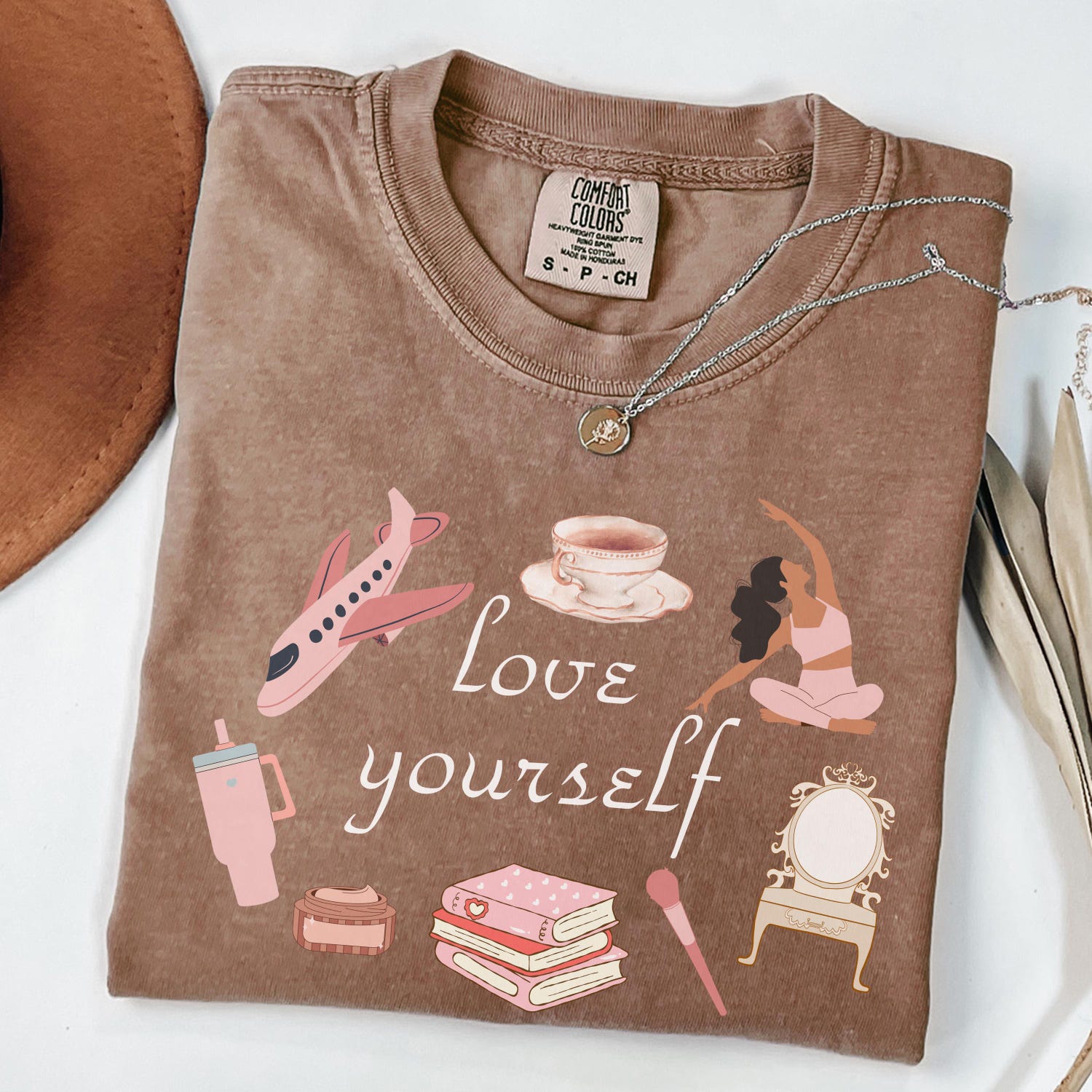 Cute Self Love Shirt Mental Health Matters T-Shirt Gift Mental Health Awareness Tee Aesthetic Mental Health T Shirt Gift Love Yourself Shirt