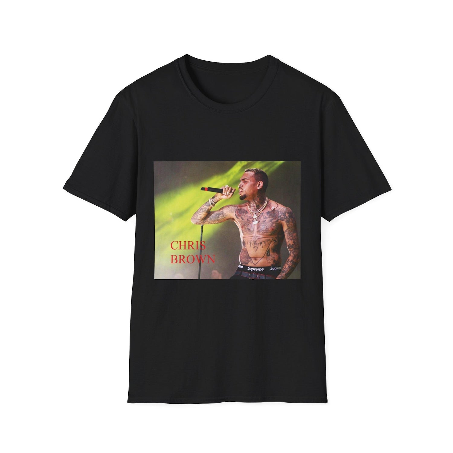 Chris Brown Birthday Gift T-Shirt, Unisex Tee, Softstyle Shirt, 100% Cotton, Music Fan Present