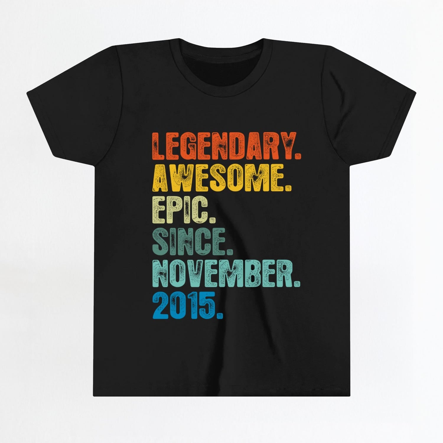 10th Birthday shirt, Hoodie For Youth, Legendary Awesome Epic Since November 2015 Shirt, Vintage T Shirt, Born In 2015 TShirt