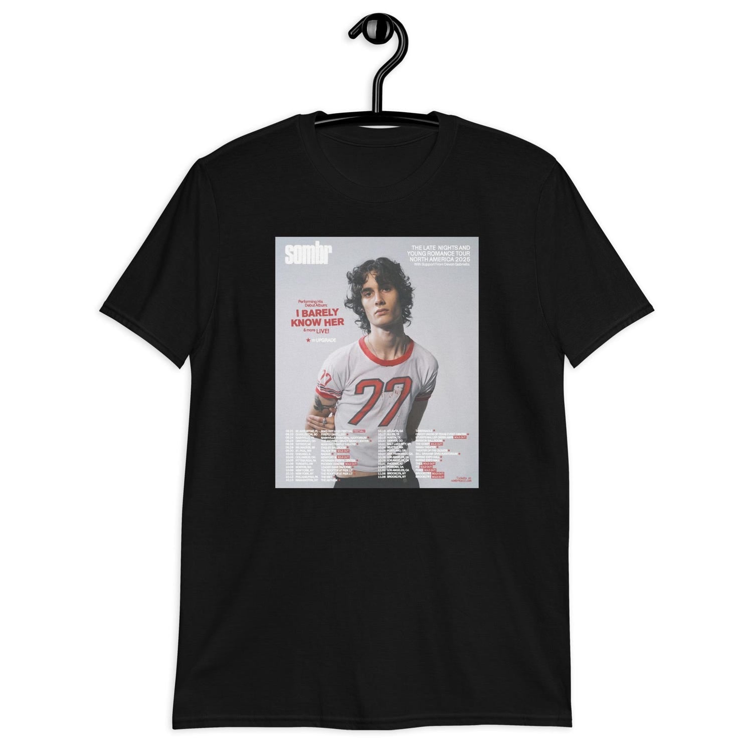 Sombr 'I Barely Know Her' T-Shirt: Limited Edition Tibetan-Inspired Music Tee