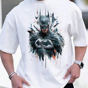 Batman Shirt for Men, Superhero Gift, Comic Book Graphic Tee for Fans, Casual T-Shirt, Birthday Gift for Him