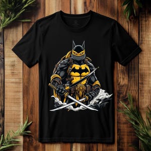 batman/ ninja turtle  t shirt