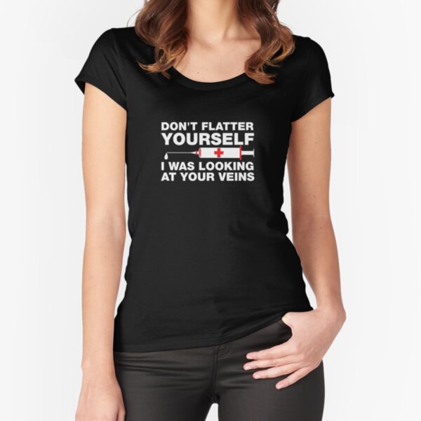 "Nurse Holiday Gift" Fitted Scoop T-Shirt for Sale by lolotees