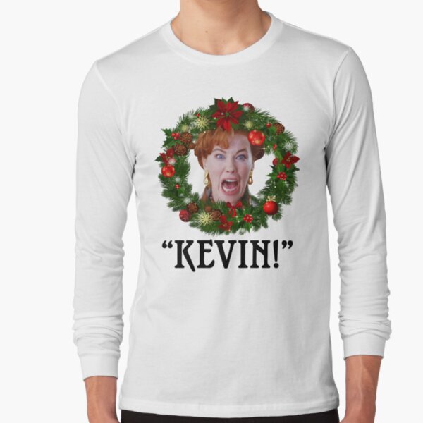 "THE ORIGINAL Kevin! Home Alone Shirt " Long Sleeve T-Shirt for Sale by ShirtAntics