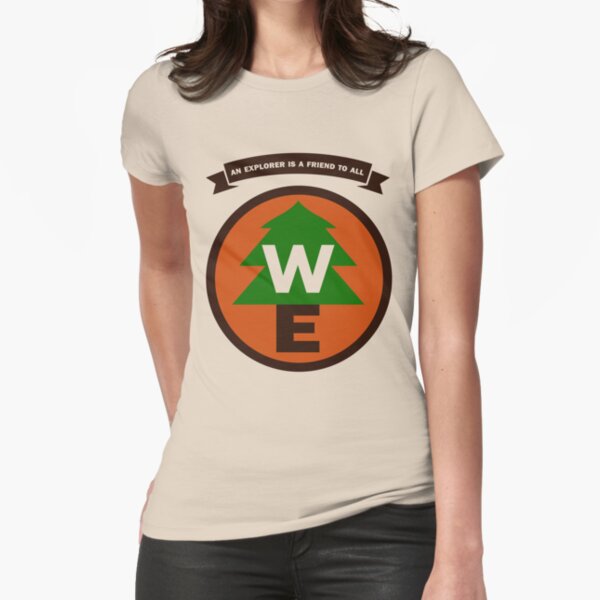 Wilderness Explorer Fitted T-Shirt for Sale by reeuuk
