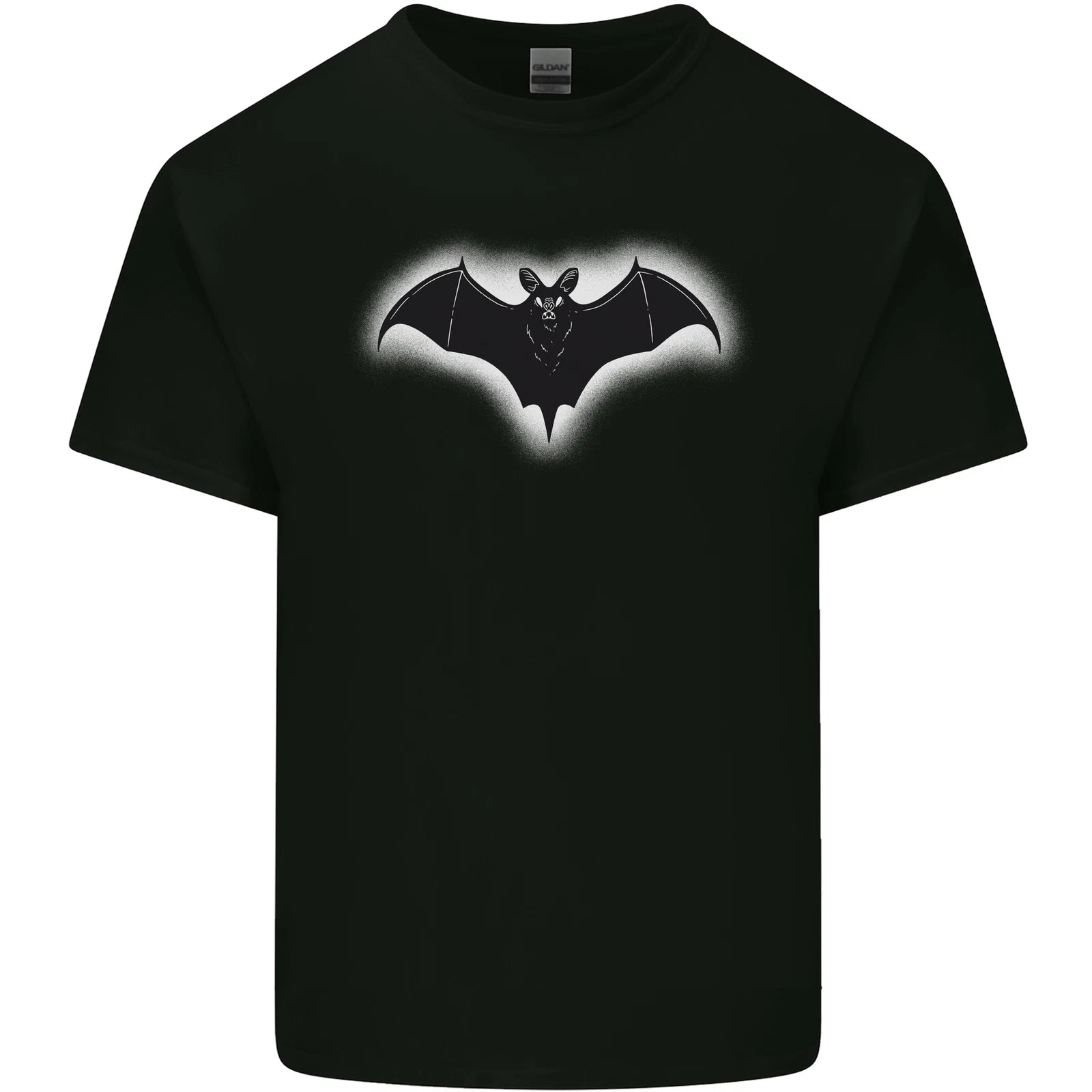 A Glowing Bat Vampires Halloween Mens Light Cotton T-shirt