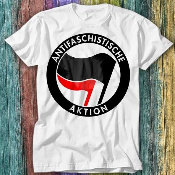 Antifaschistische Aktion Antifa Afa Germany Dutch T Shirt Top Tee 323