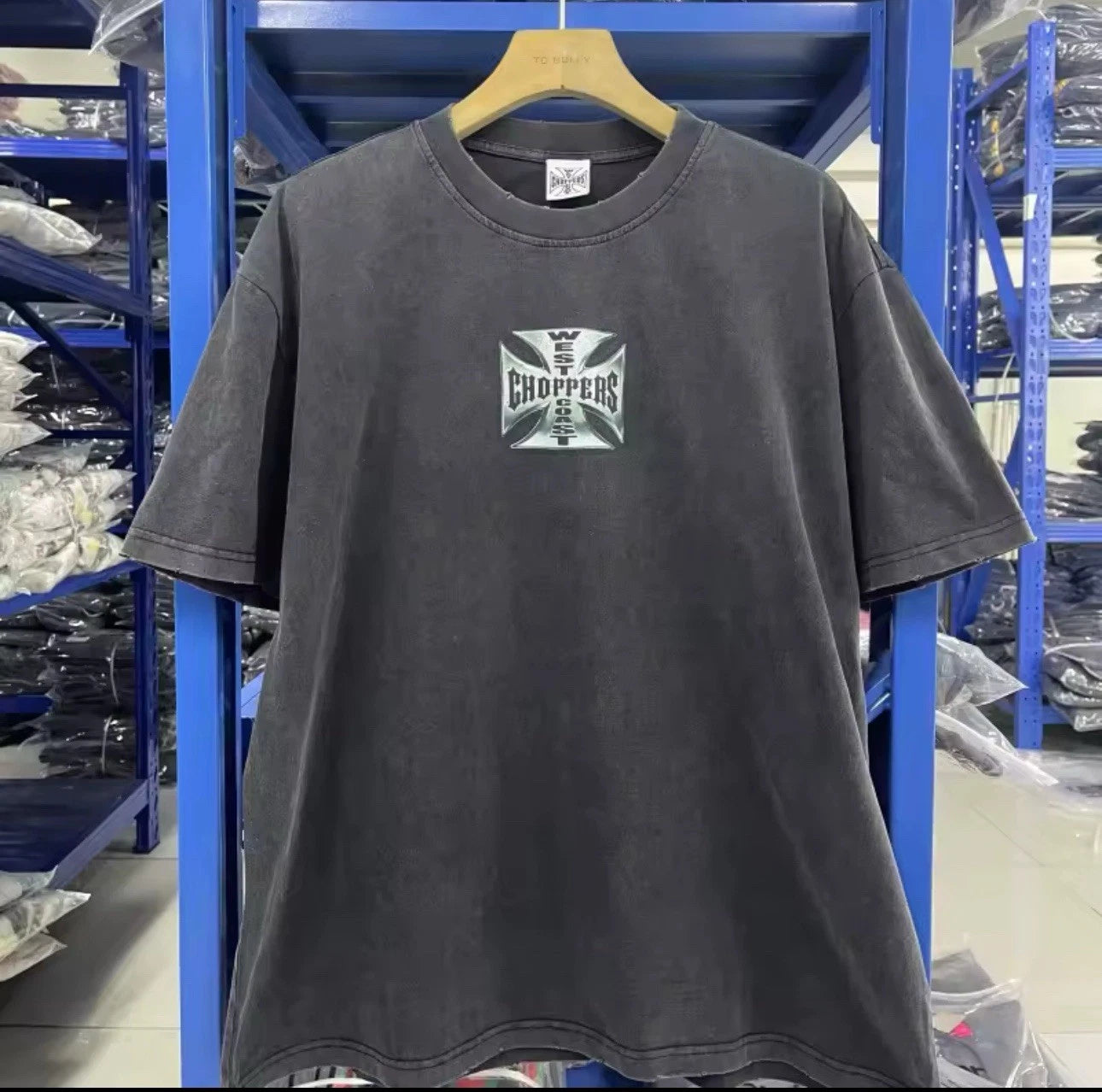 West Coast Choppers Men's T-shirt Vintage Style Y2k