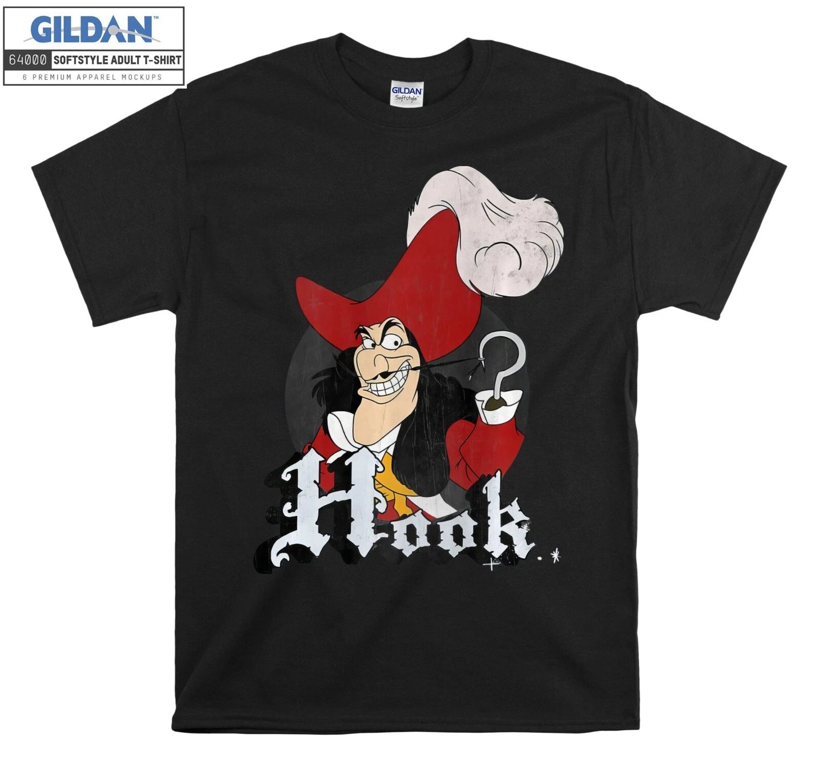 Disney Peter Pan Captain Hook Mischievous S Hoodie Tshirt Men Women Unisex Ab433
