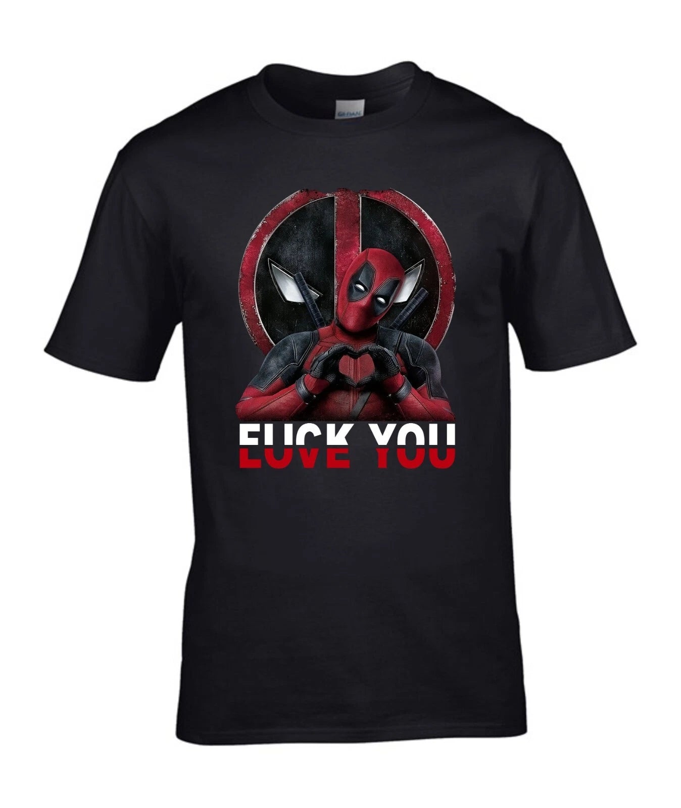 Deadpool Love T-shirt, Marvel Funny Deadpool &amp; Wolverine Unisex Kids Adults Top