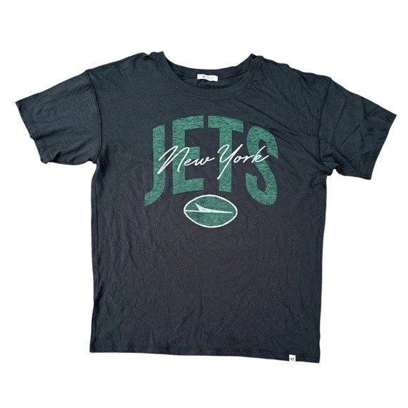47 Women's Nfl New York Jets Oversized Tee L | Trendy Graphic Tee | Casual Unisex T-shirt
