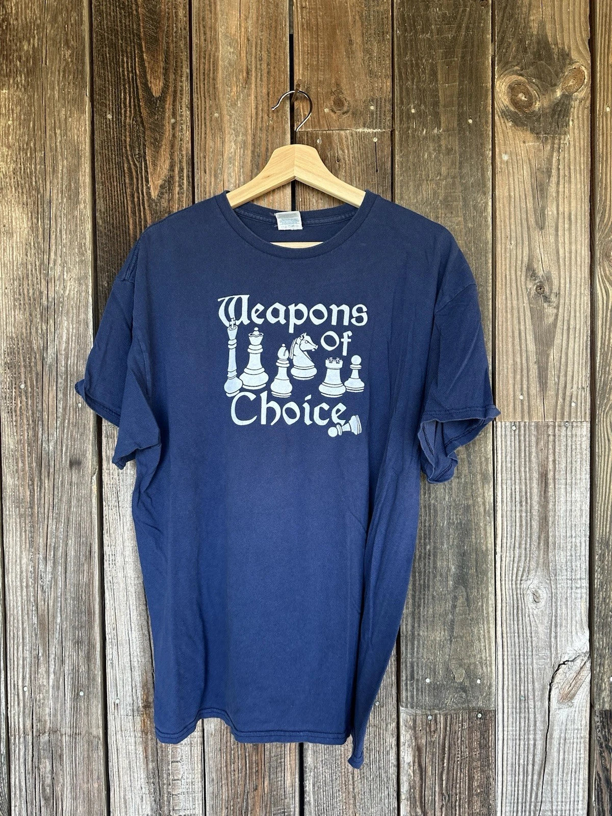 Weapons Of Choice Chess Y2k Tee Size Extra Large