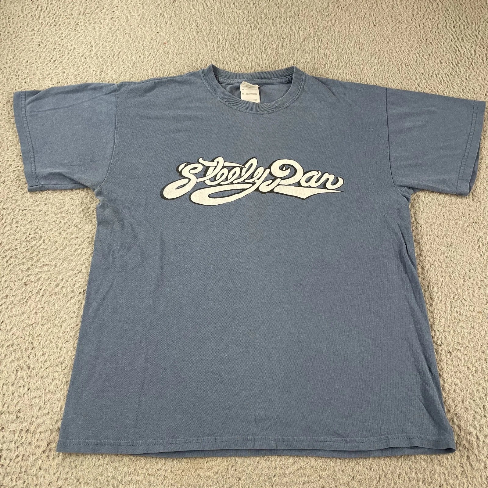 Vintage Steely Dan T Shirt Rent Party 09 Blue Tour New York City M 2000s Y2k