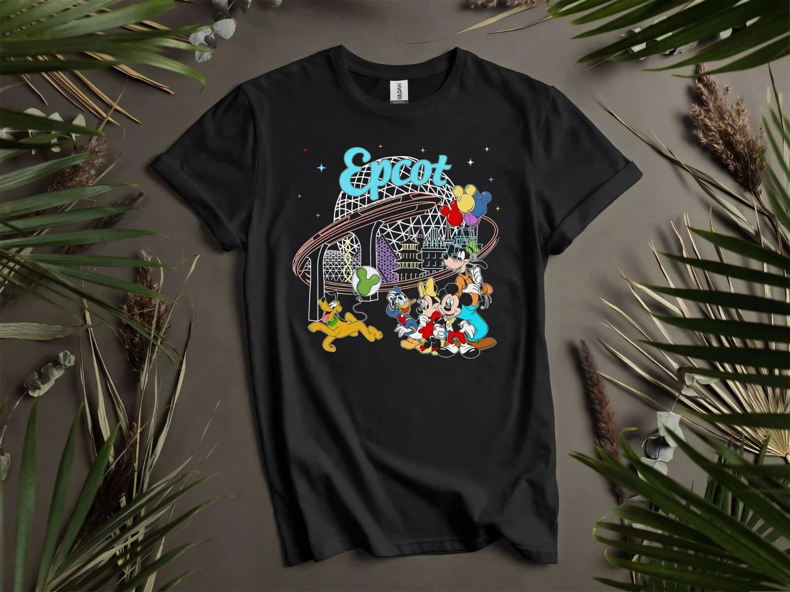 Disney Epcot Mickey Mouse &amp; Friends T-shirt T Shirt Men Women Unisex Tshirt K193