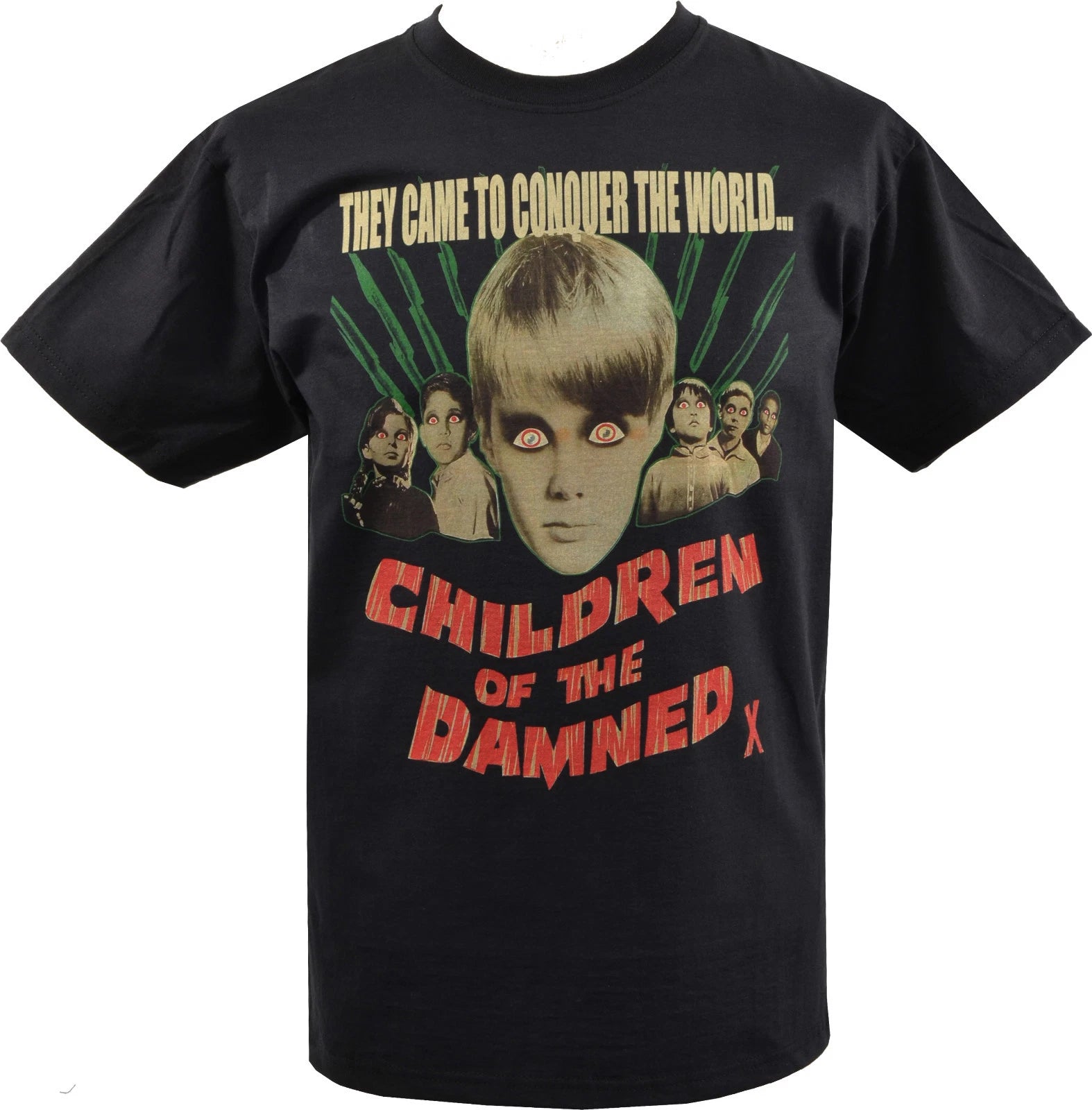 Children Of The Damned Mens Horror T-shirt B-movie Creepy Sci-fi S-5xl