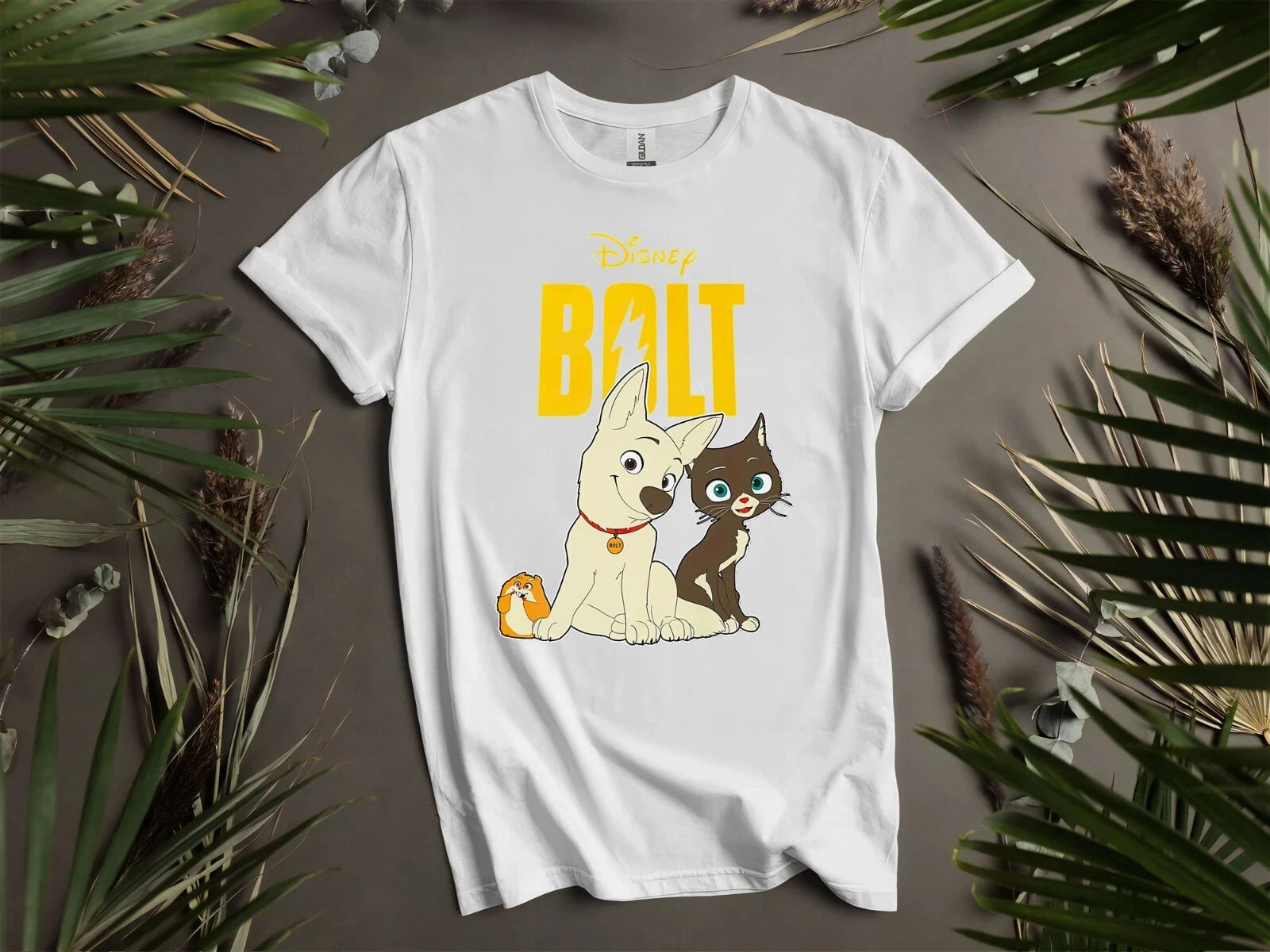 Disney Bolt Mittens And Rhino Best Friends Hoodie Tshirt Men Women Unisex Ad304