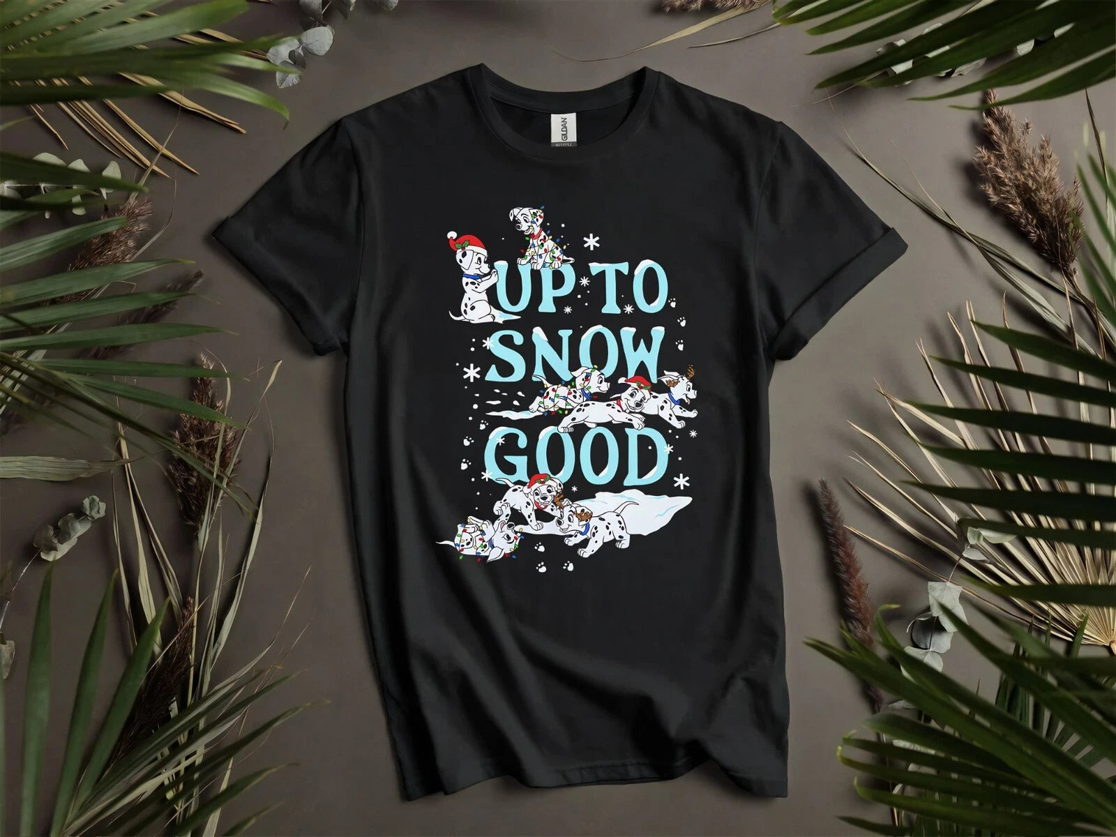 Disney 101 Dalmatians Group Christmas Light Hoodie Tshirt Men Women Unisex Ad283