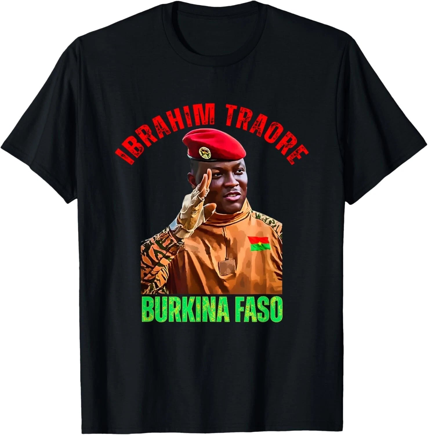 Burkina Faso- Ibrahim Traoré Thomas Sankara T-shirt Unisex T-shirt