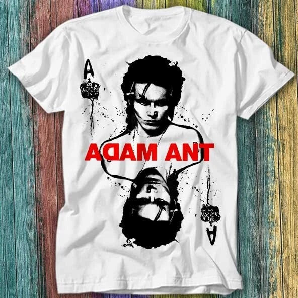 Ace Of Ants Adam Ant Playing Card Joker T Shirt Top Tee 415