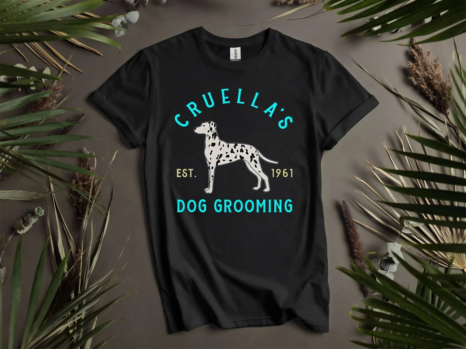 Disney 101 Dalmatians Cruella's Dog T-shirt T Shirt Men Women Unisex Tshirt K118