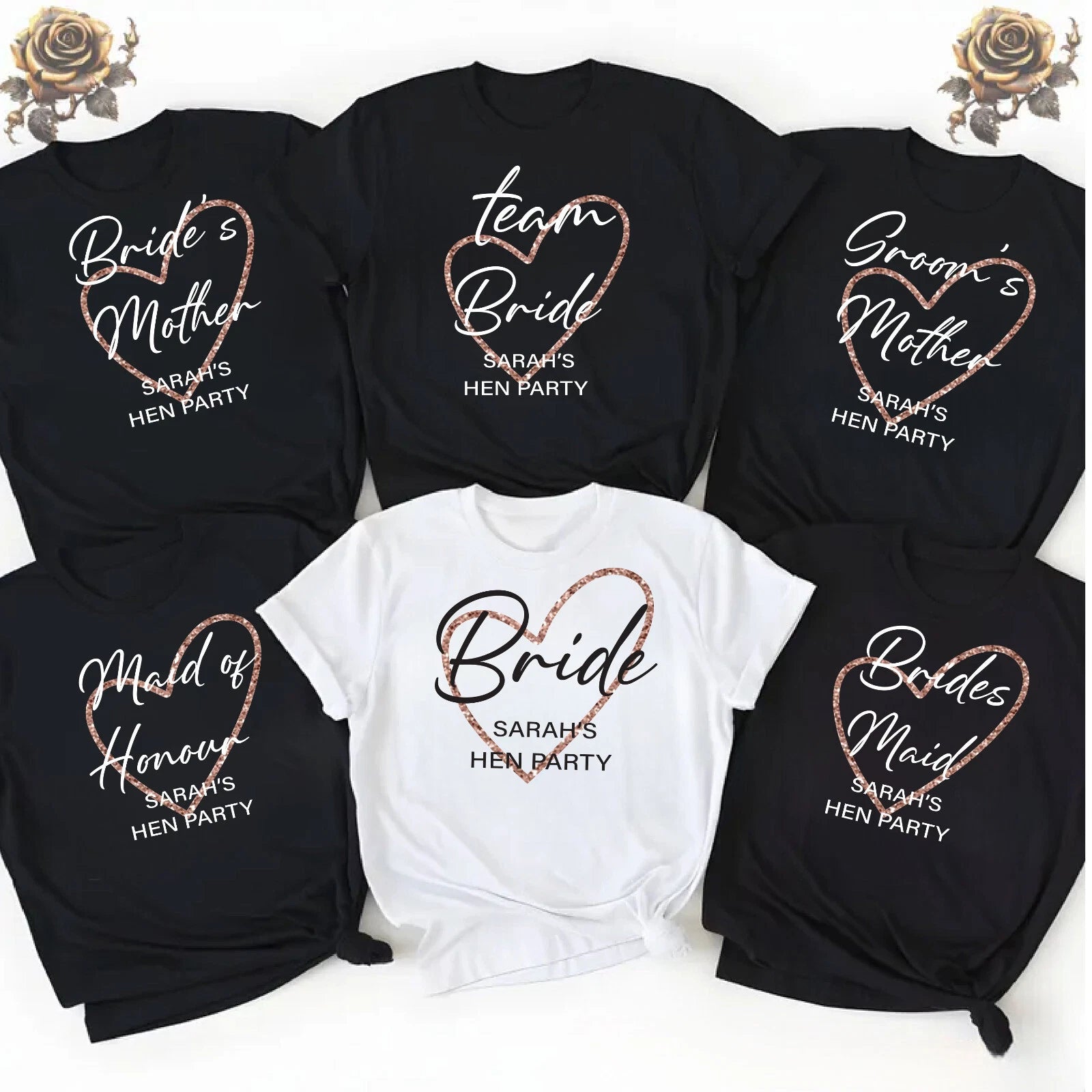 Custome Printed T-shirt Uk, Bacheloratte Party Hen Party Team Tshirt, Fasthin