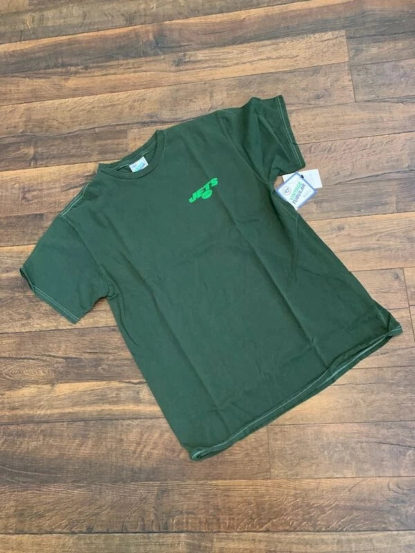 47' Brand Vintage Tubular New York Jets Men's T-shirt Medium New | Trendy Graphic Tee | Casual Unisex T-shirt
