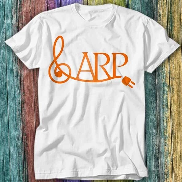 Arp Instruments Synthesizer Design Analog Retro Synth T Shirt Top Tee 373