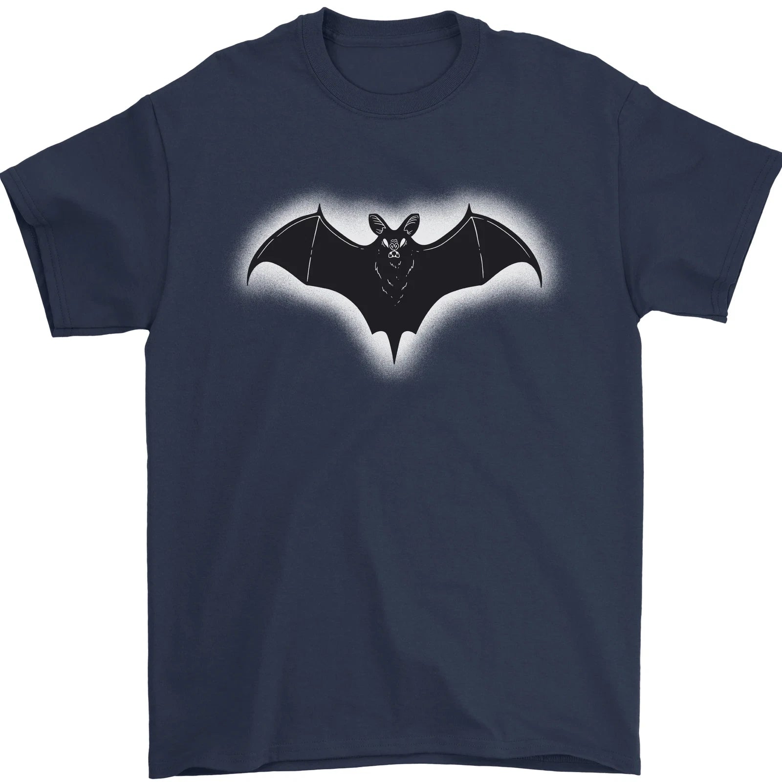 A Glowing Bat Vampires Halloween Mens T-shirt 100% Cotton