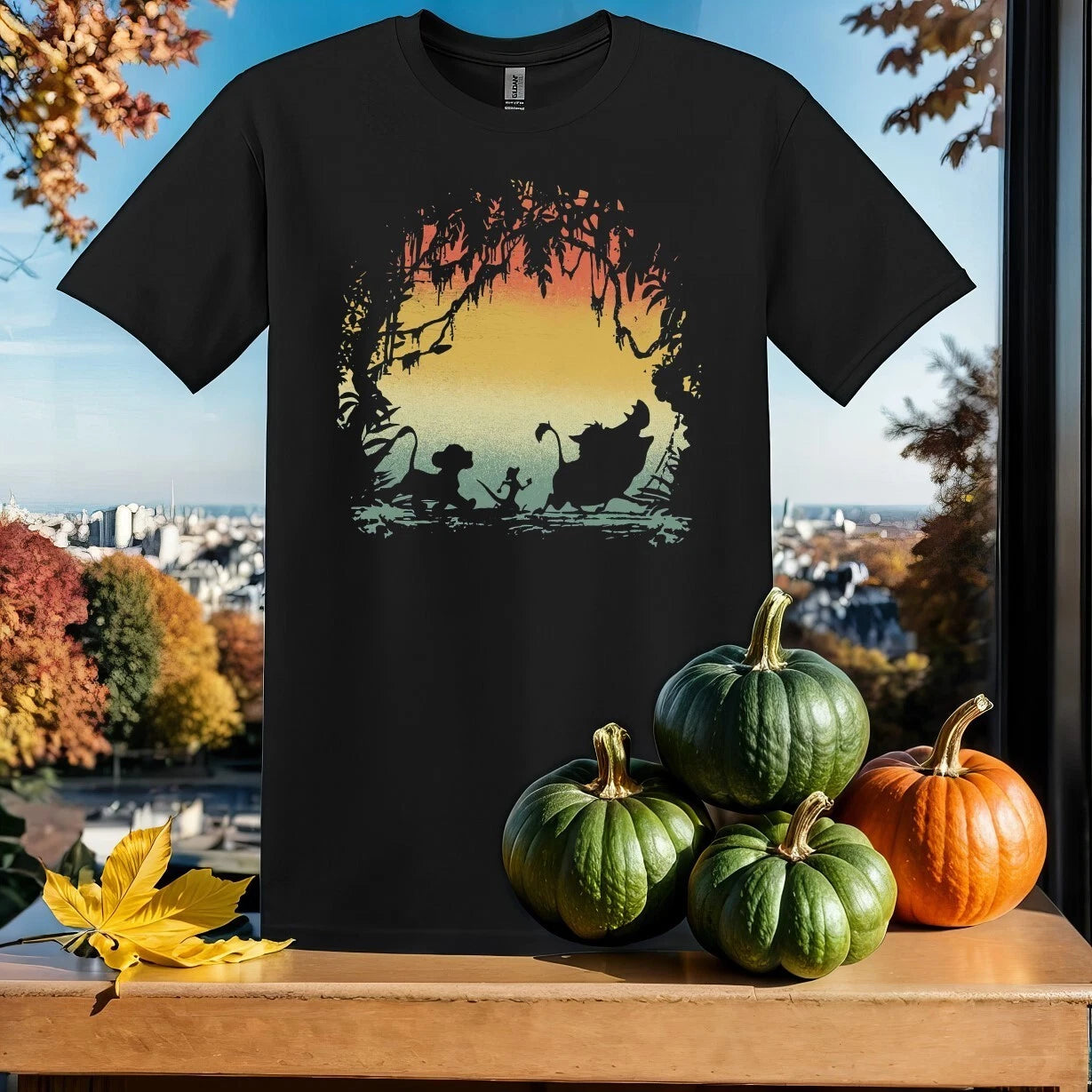 Disney Lion King Simba Timon Pumba T-shirt T Shirt Men Women Unisex Tshirt Sy378