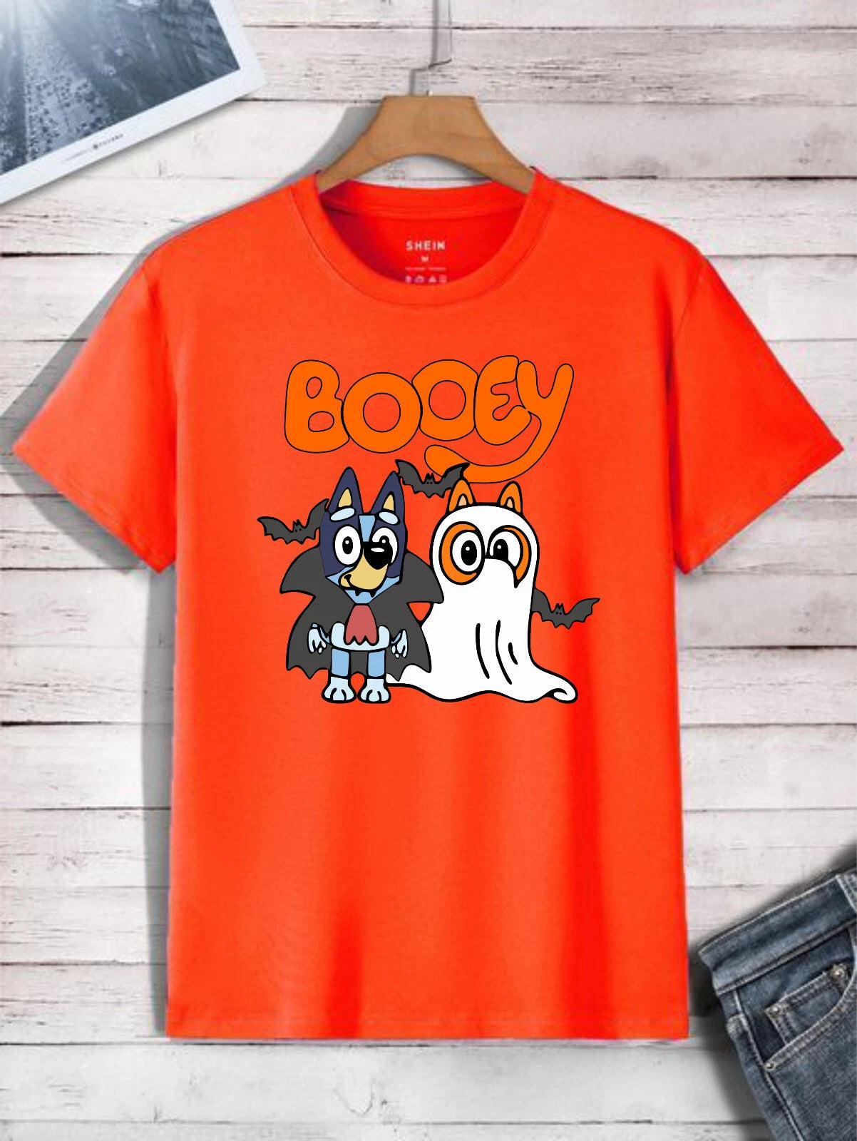 Booey Halloween T-shirt, Spooky Cartoon Shirt, Halloween Family Match Tee Top