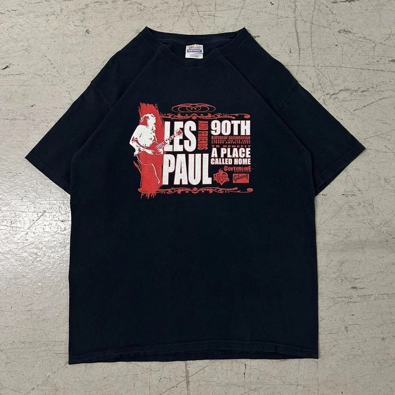 Y2k Les Paul 90th Birthday T-shirt
