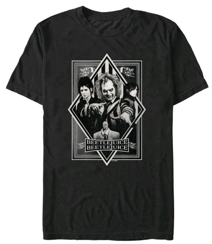 Beetlejuice, Mens Graphic Print Short Sleeve Tee Size 2xl (50/52)