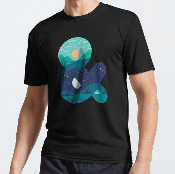 Day & Night Active T-Shirt for Sale by thepapercrane