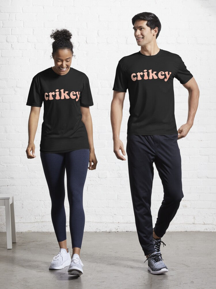 CRIKEY - Peach Active T-Shirt