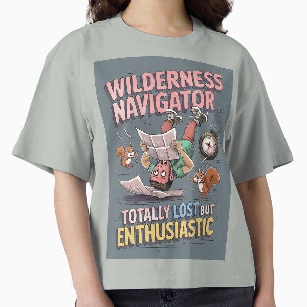 Wilderness Navigator  Boxy T-Shirt for Sale by Raloel