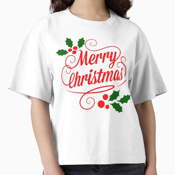 "MERRY CHRISTMAS 1" Boxy T-Shirt for Sale by HAUNTERSDEPOT