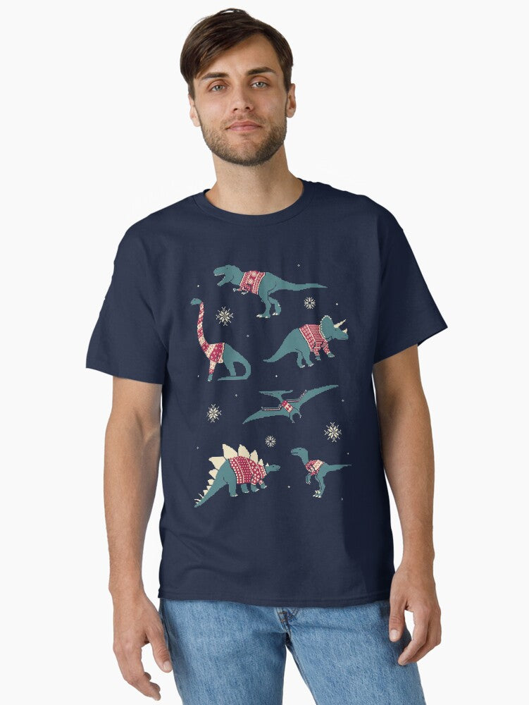 Dinos In Sweaters Classic T-Shirt