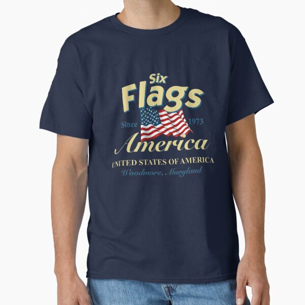 Six Flags America Since 1973 Classic T-Shirt for Sale by chrisisreed