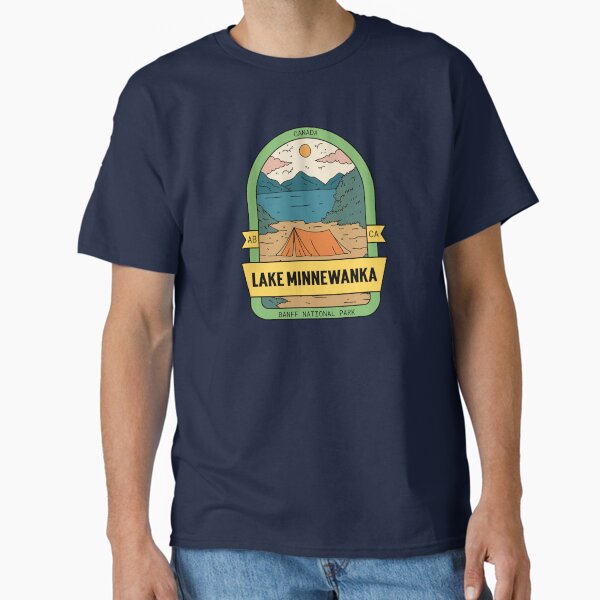 Lake Minnewanka Canada Classic T-Shirt for Sale by sydney-syder