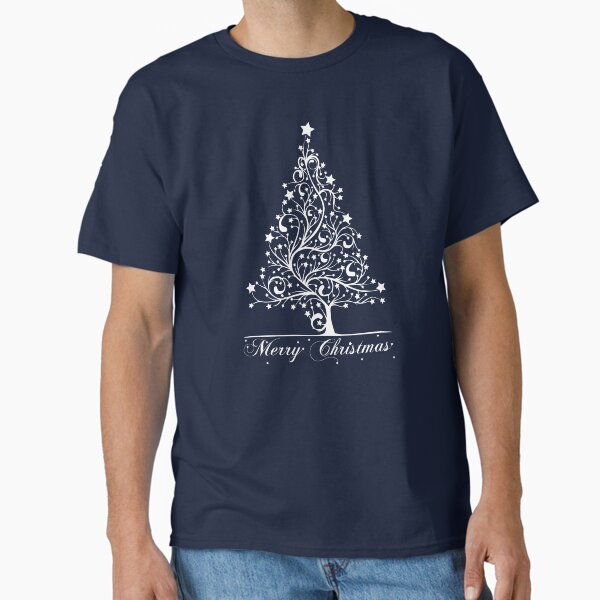 "Merry Christmas Tree" Classic T-Shirt for Sale by NerdySherds