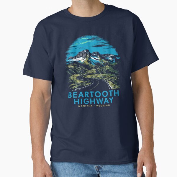 Beartooth Highway Montana Wyoming Vista Classic T-Shirt for Sale by esskay