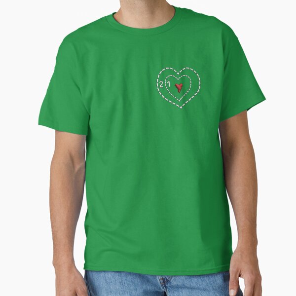 "Grinch Heart" Classic T-Shirt for Sale by phooey123